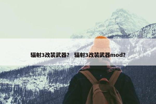 辐射3改装武器？ 辐射3改装武器mod？