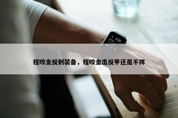 程咬金反刺装备，程咬金出反甲还是不祥