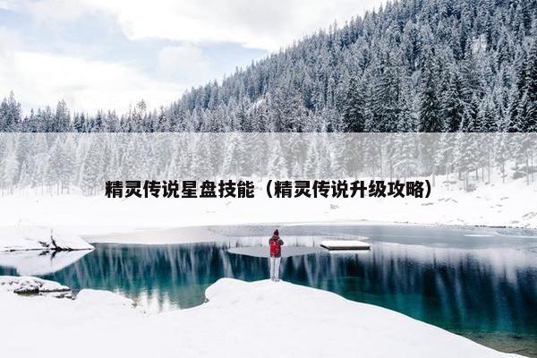 精灵传说星盘技能（精灵传说升级攻略）