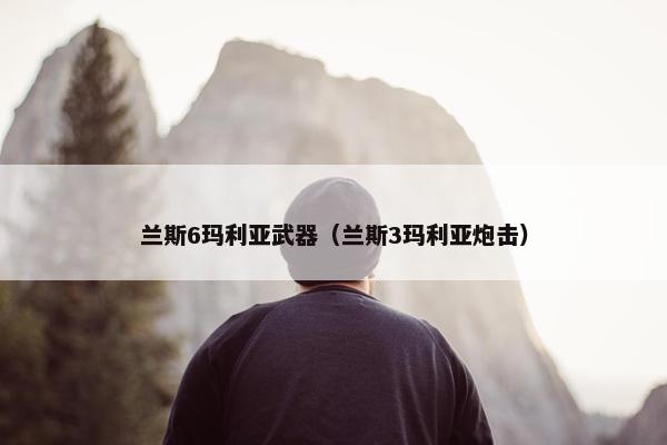 兰斯6玛利亚武器（兰斯3玛利亚炮击）