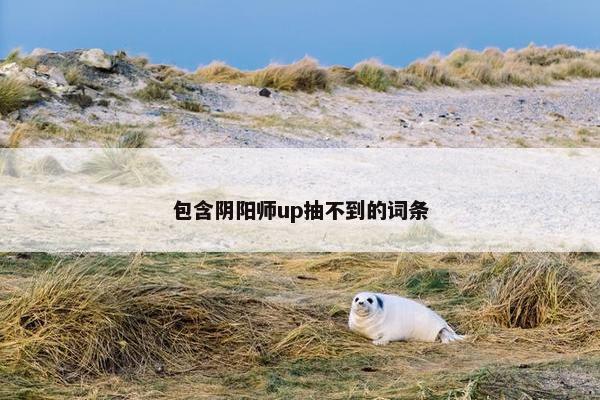 包含阴阳师up抽不到的词条