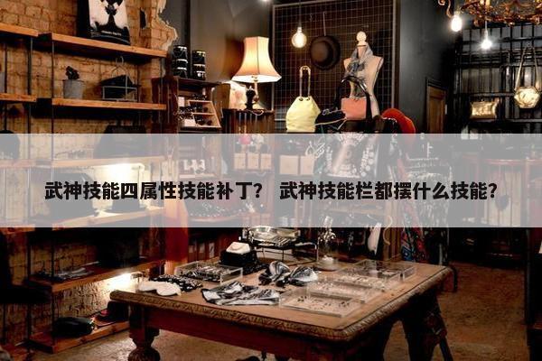 武神技能四属性技能补丁？ 武神技能栏都摆什么技能？