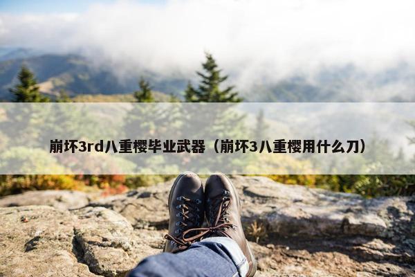 崩坏3rd八重樱毕业武器（崩坏3八重樱用什么刀）