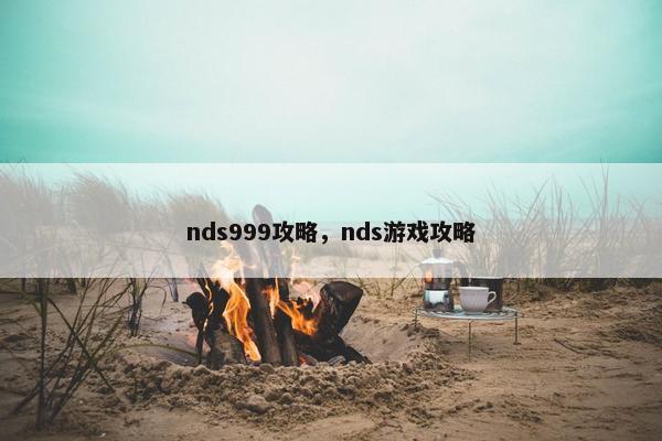 nds999攻略，nds游戏攻略