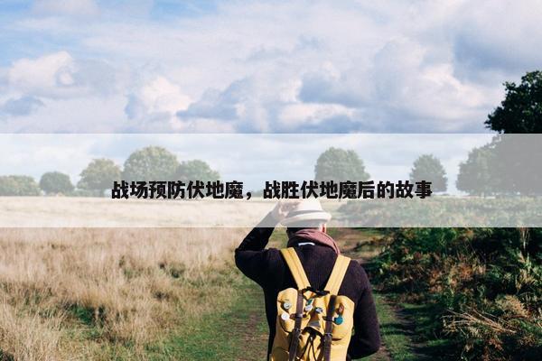 战场预防伏地魔，战胜伏地魔后的故事