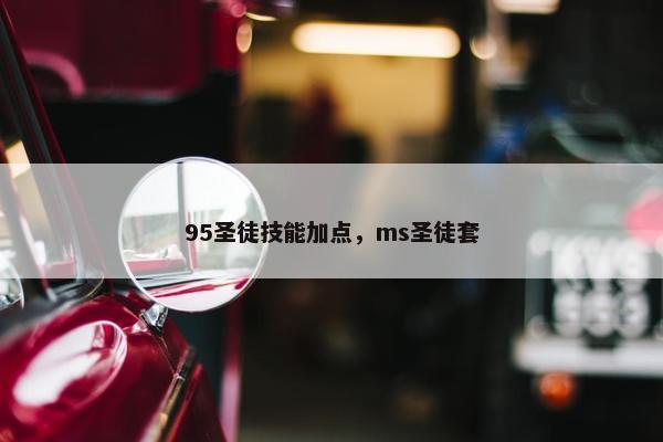 95圣徒技能加点，ms圣徒套