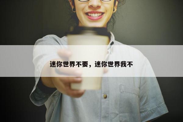 迷你世界不要，迷你世界我不