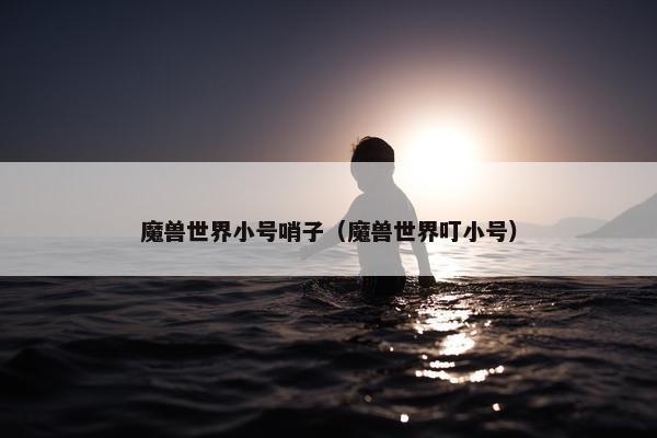 魔兽世界小号哨子（魔兽世界叮小号）