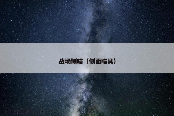 战场侧瞄（侧面瞄具）