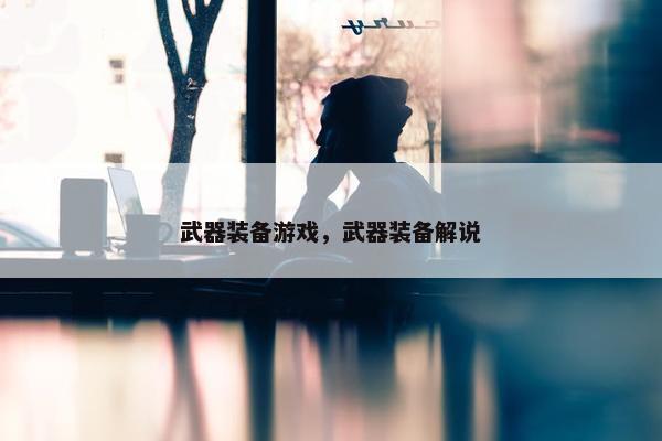 武器装备游戏，武器装备解说