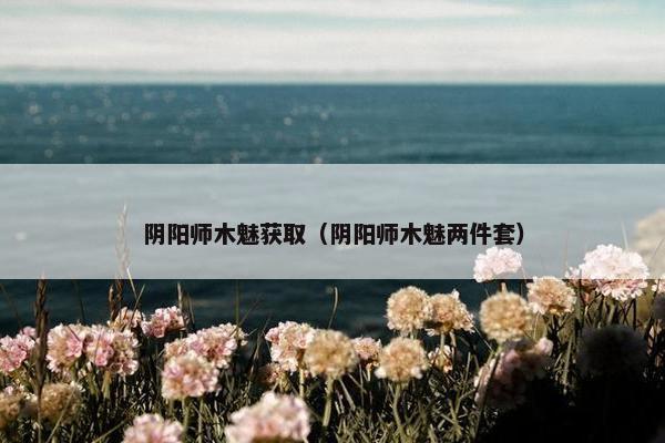 阴阳师木魅获取（阴阳师木魅两件套）