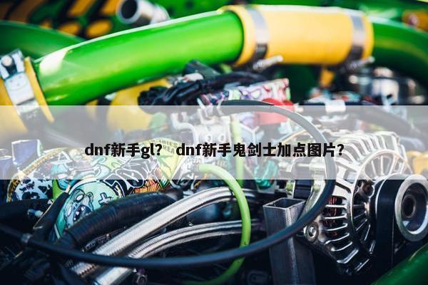 dnf新手gl？ dnf新手鬼剑士加点图片？