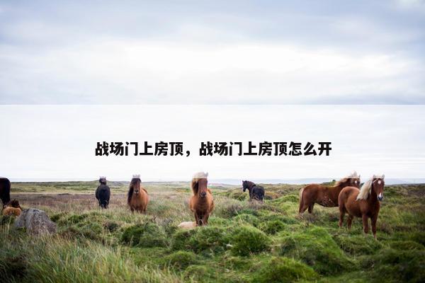 战场门上房顶，战场门上房顶怎么开