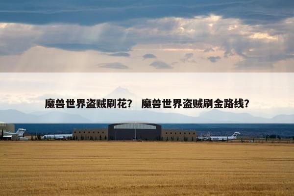 魔兽世界盗贼刷花？ 魔兽世界盗贼刷金路线？