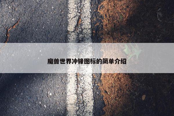 魔兽世界冲锋图标的简单介绍