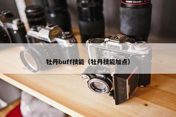 牡丹buff技能（牡丹技能加点）