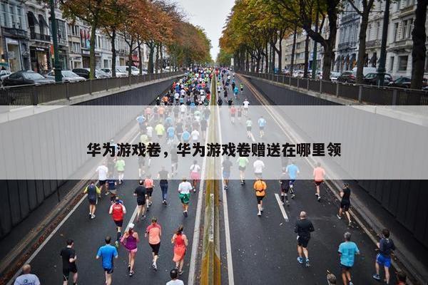 华为游戏卷，华为游戏卷赠送在哪里领