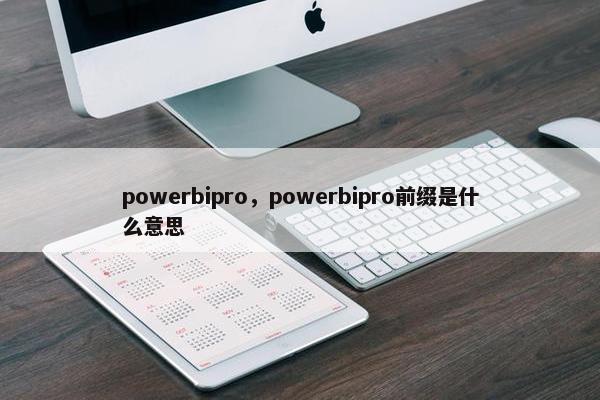 powerbipro，powerbipro前缀是什么意思
