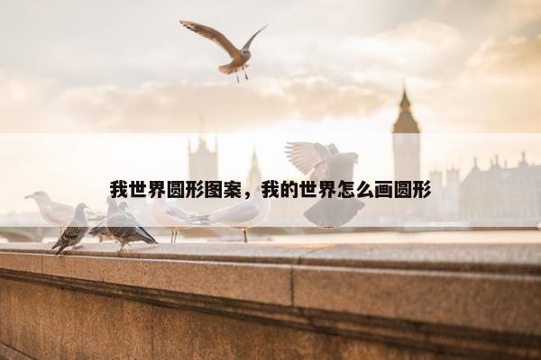 我世界圆形图案，我的世界怎么画圆形