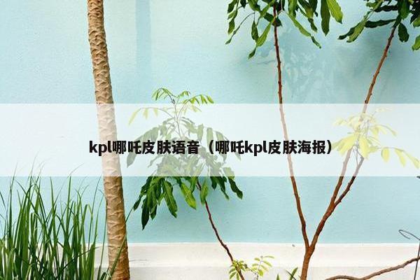 kpl哪吒皮肤语音（哪吒kpl皮肤海报）