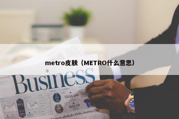 metro皮肤（METRO什么意思）