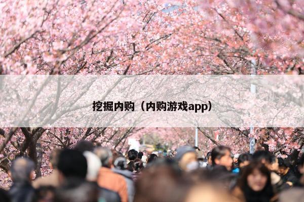 挖掘内购（内购游戏app）
