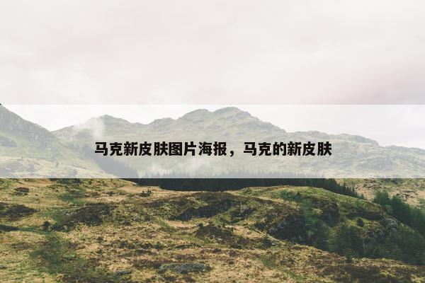 马克新皮肤图片海报，马克的新皮肤