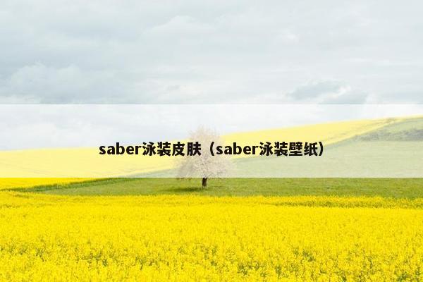 saber泳装皮肤（saber泳装壁纸）