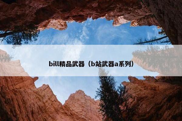 bill精品武器（b站武器a系列）