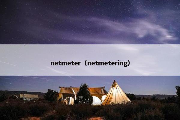 netmeter（netmetering）