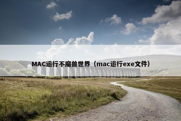 MAC运行不魔兽世界（mac运行exe文件）