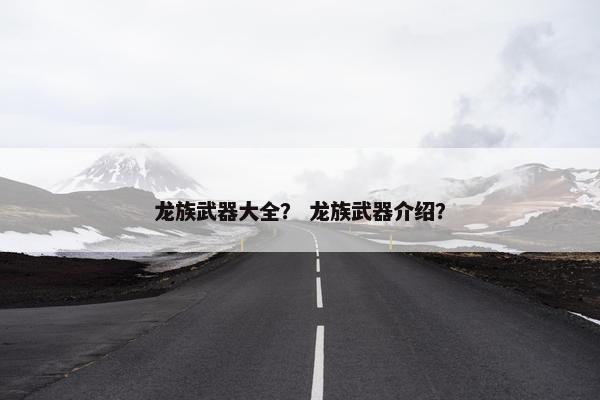 龙族武器大全？ 龙族武器介绍？
