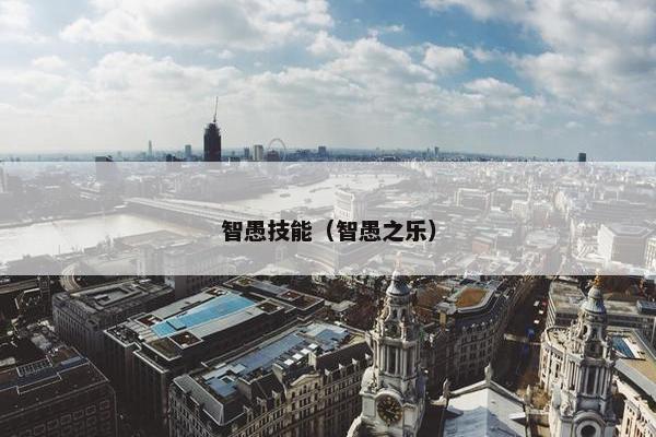 智愚技能（智愚之乐）