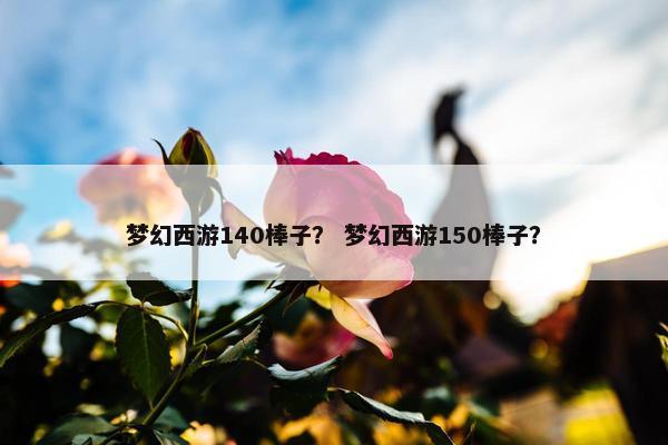 梦幻西游140棒子？ 梦幻西游150棒子？