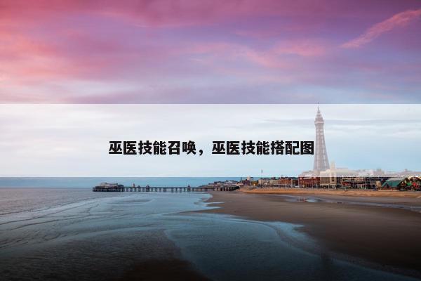巫医技能召唤，巫医技能搭配图