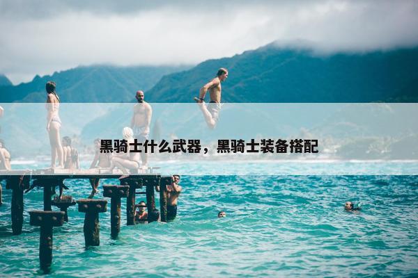 黑骑士什么武器，黑骑士装备搭配