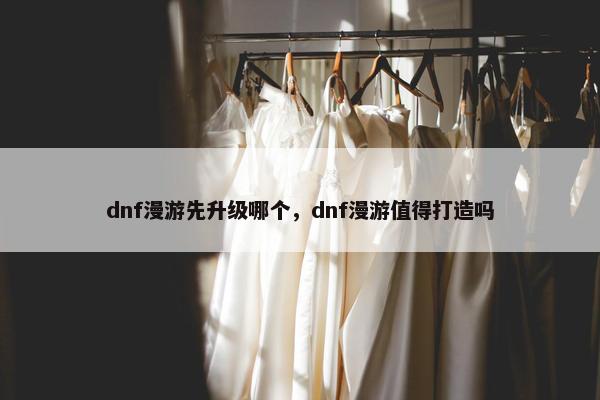 dnf漫游先升级哪个，dnf漫游值得打造吗