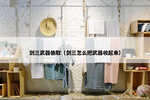 剑三武器偷取（剑三怎么把武器收起来）