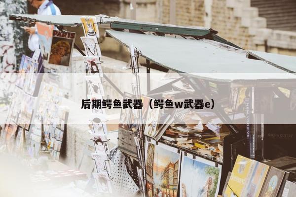 后期鳄鱼武器（鳄鱼w武器e）