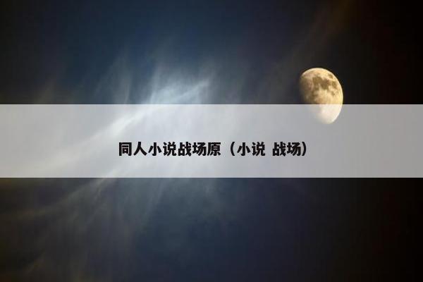同人小说战场原（小说 战场）