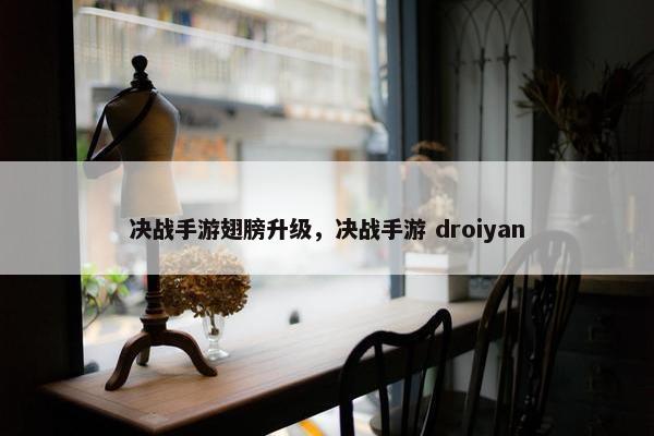 决战手游翅膀升级，决战手游 droiyan