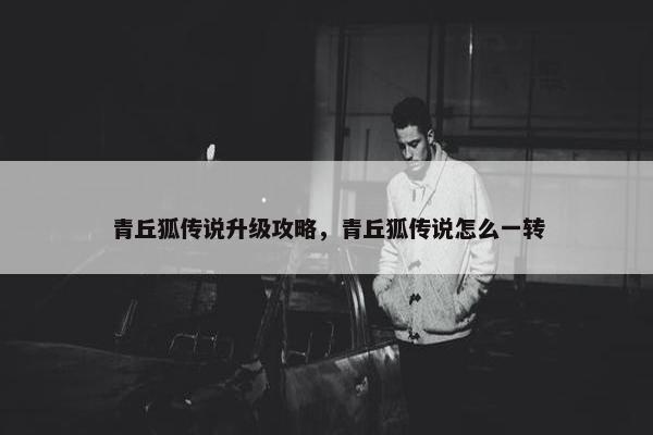 青丘狐传说升级攻略，青丘狐传说怎么一转
