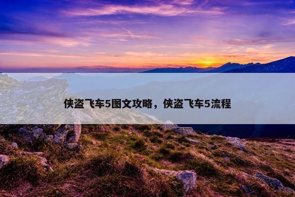 侠盗飞车5图文攻略，侠盗飞车5流程
