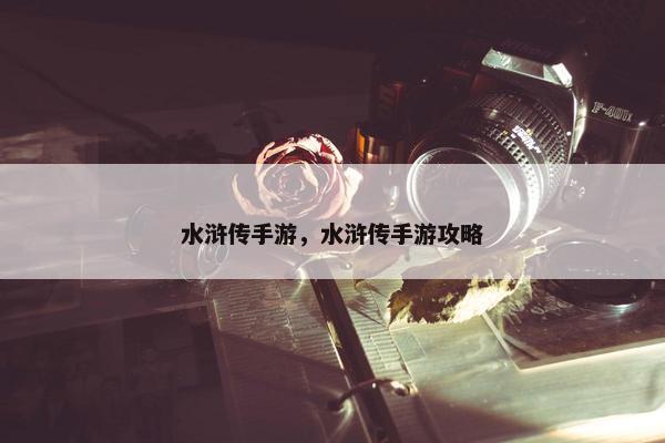 水浒传手游，水浒传手游攻略