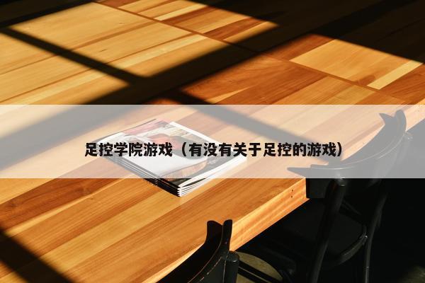 足控学院游戏（有没有关于足控的游戏）