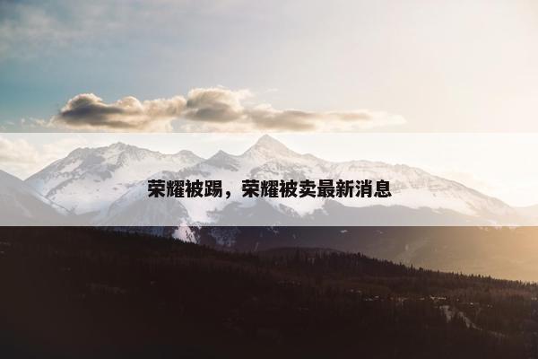 荣耀被踢，荣耀被卖最新消息