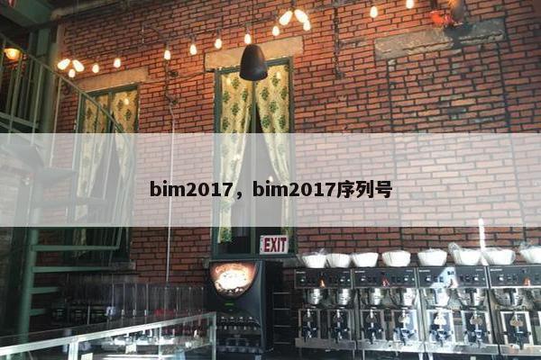 bim2017，bim2017序列号