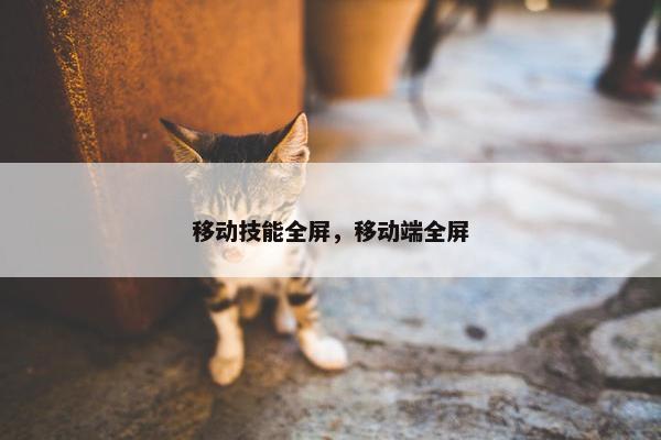 移动技能全屏，移动端全屏