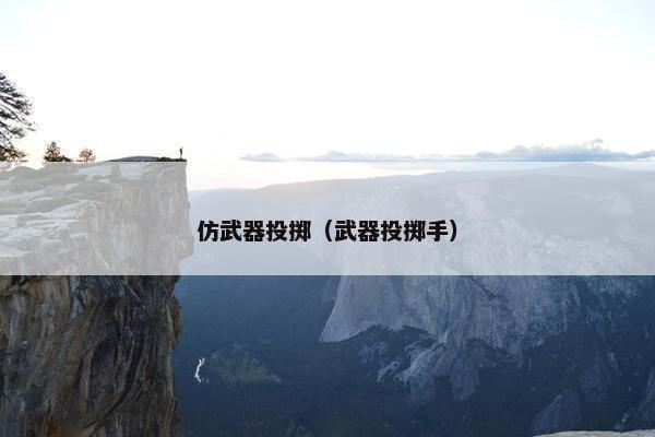 仿武器投掷（武器投掷手）