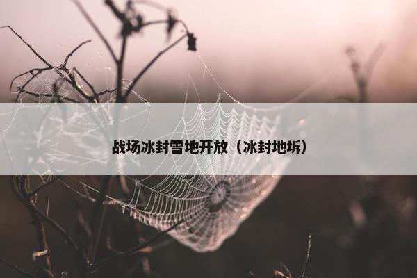 战场冰封雪地开放（冰封地坼）